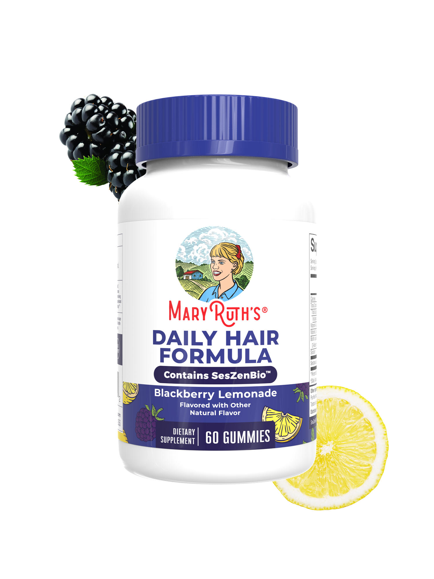 Daily Hair Formula Gummies Blackberry Lemonade 60ct