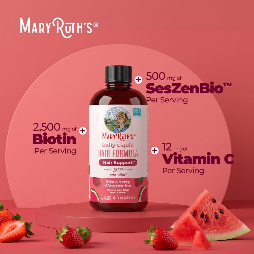 Daily Liquid Hair Formula Strawberry Watermelon 16oz Benefits