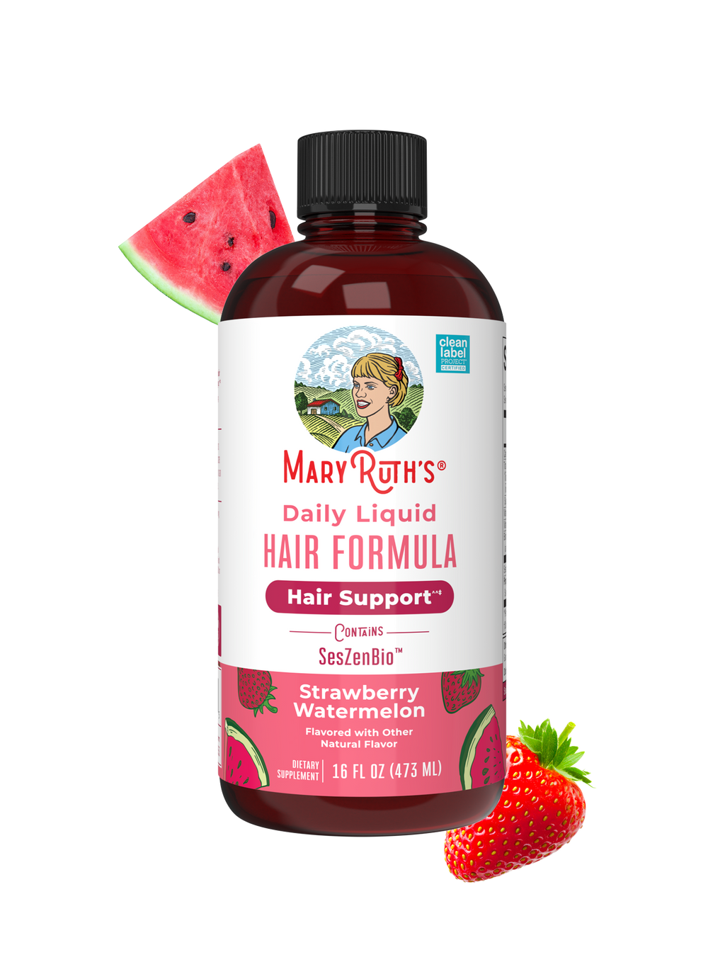 Daily Liquid Hair Formula Strawberry Watermelon 16oz