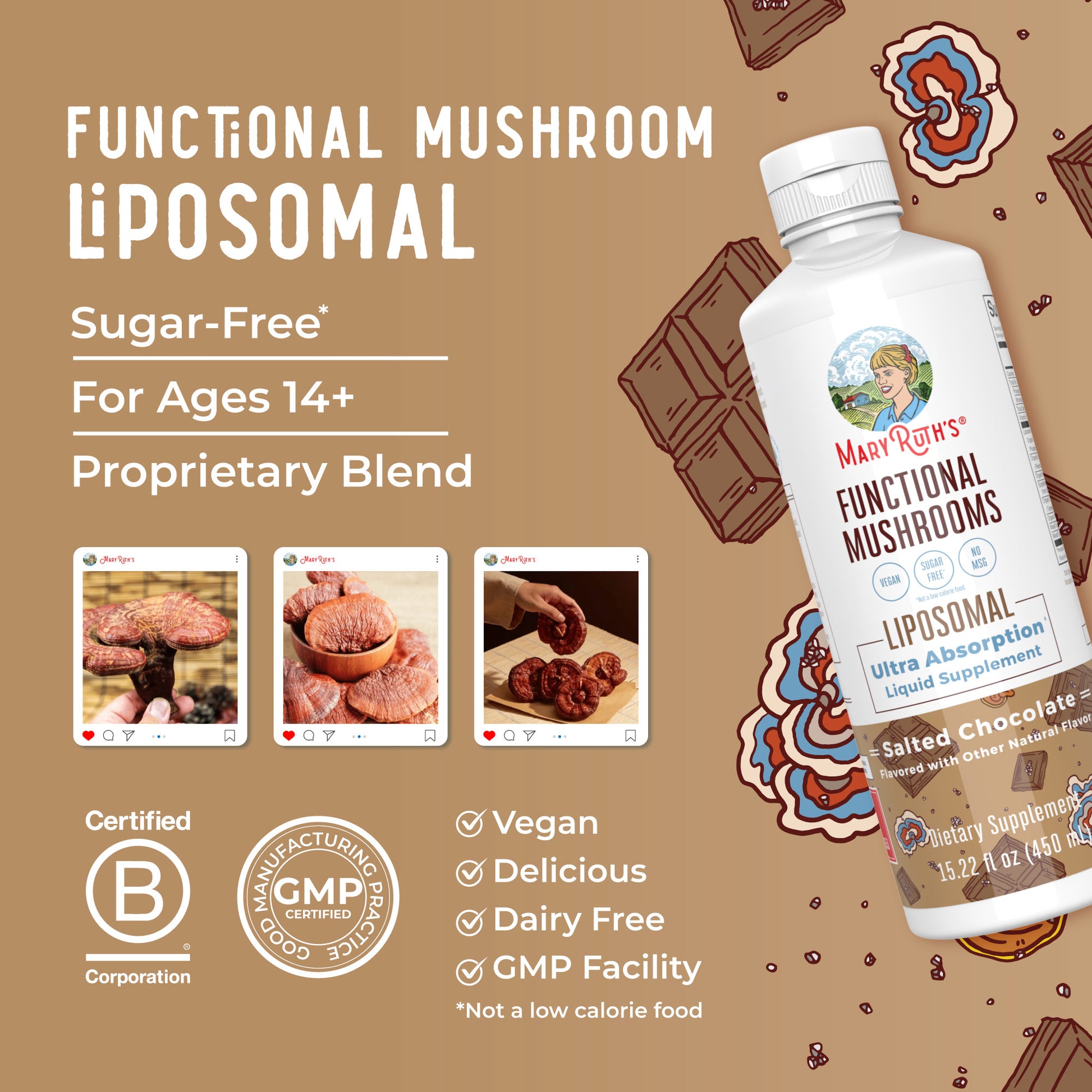 Functional Mushrooms Liposomal 8