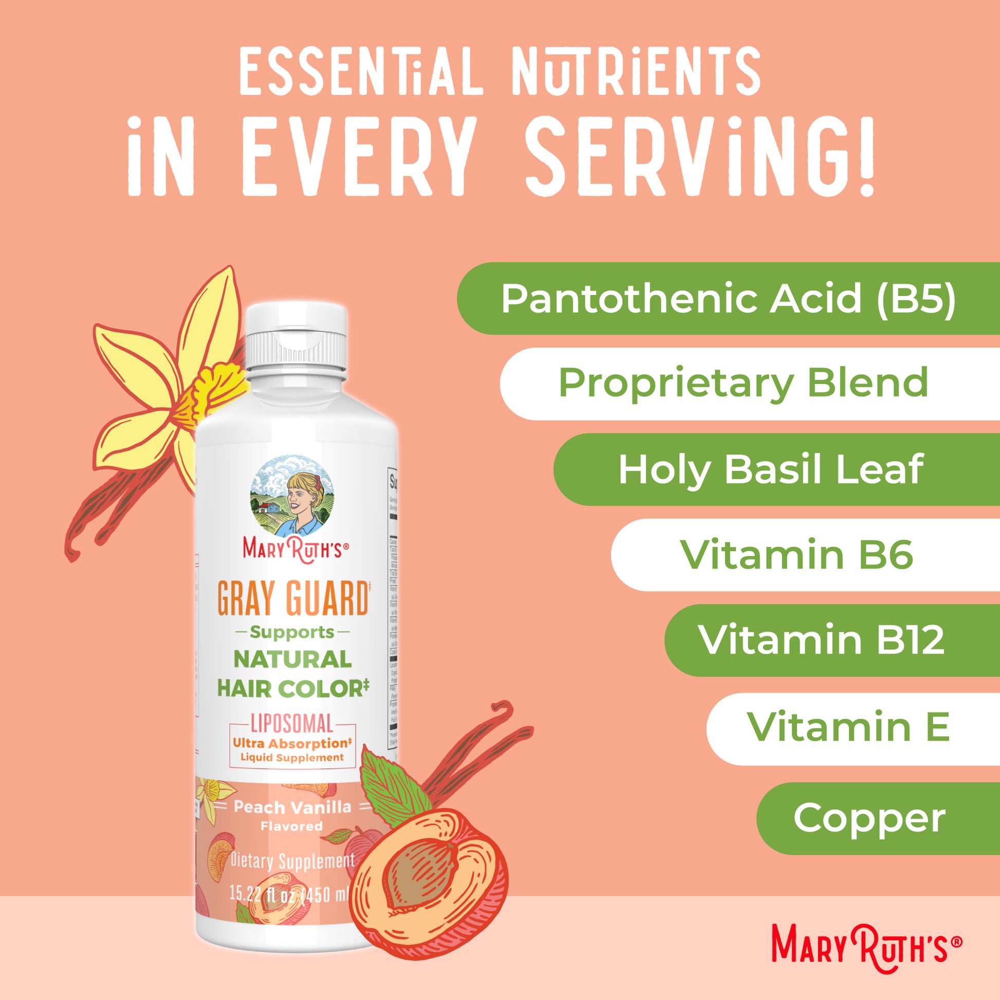 Gray Guard Liposomal Ingredients