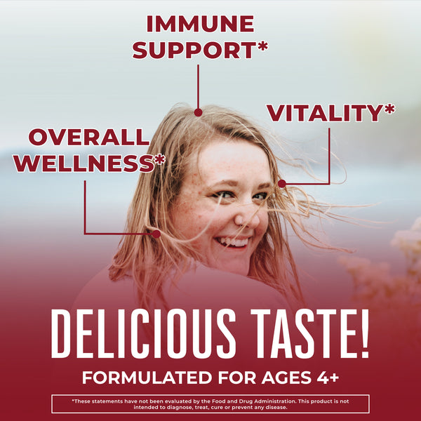 MaryRuth Immunity Gummies Cherry Flavor Health Benefits