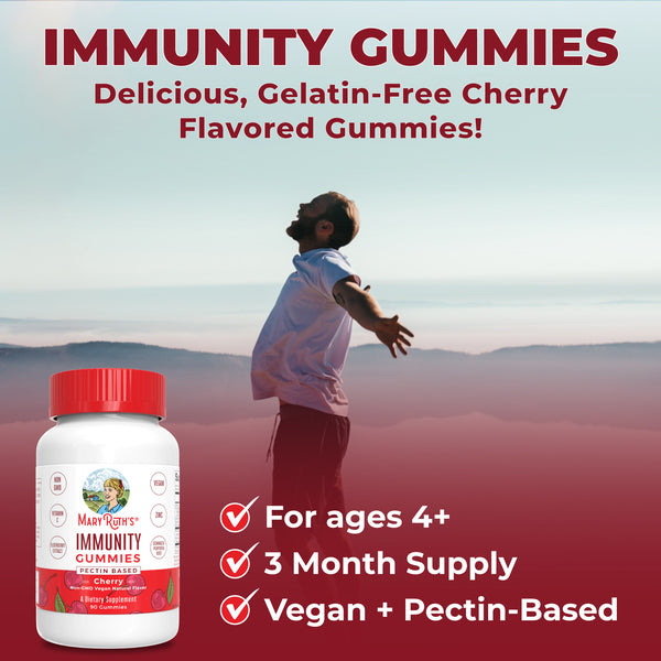 MaryRuth Immunity Gummies Cherry Flavor Product Overview
