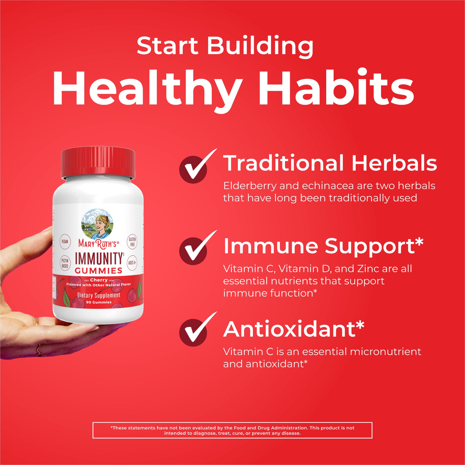 Immunity Gummies Cherry Healthy Habits