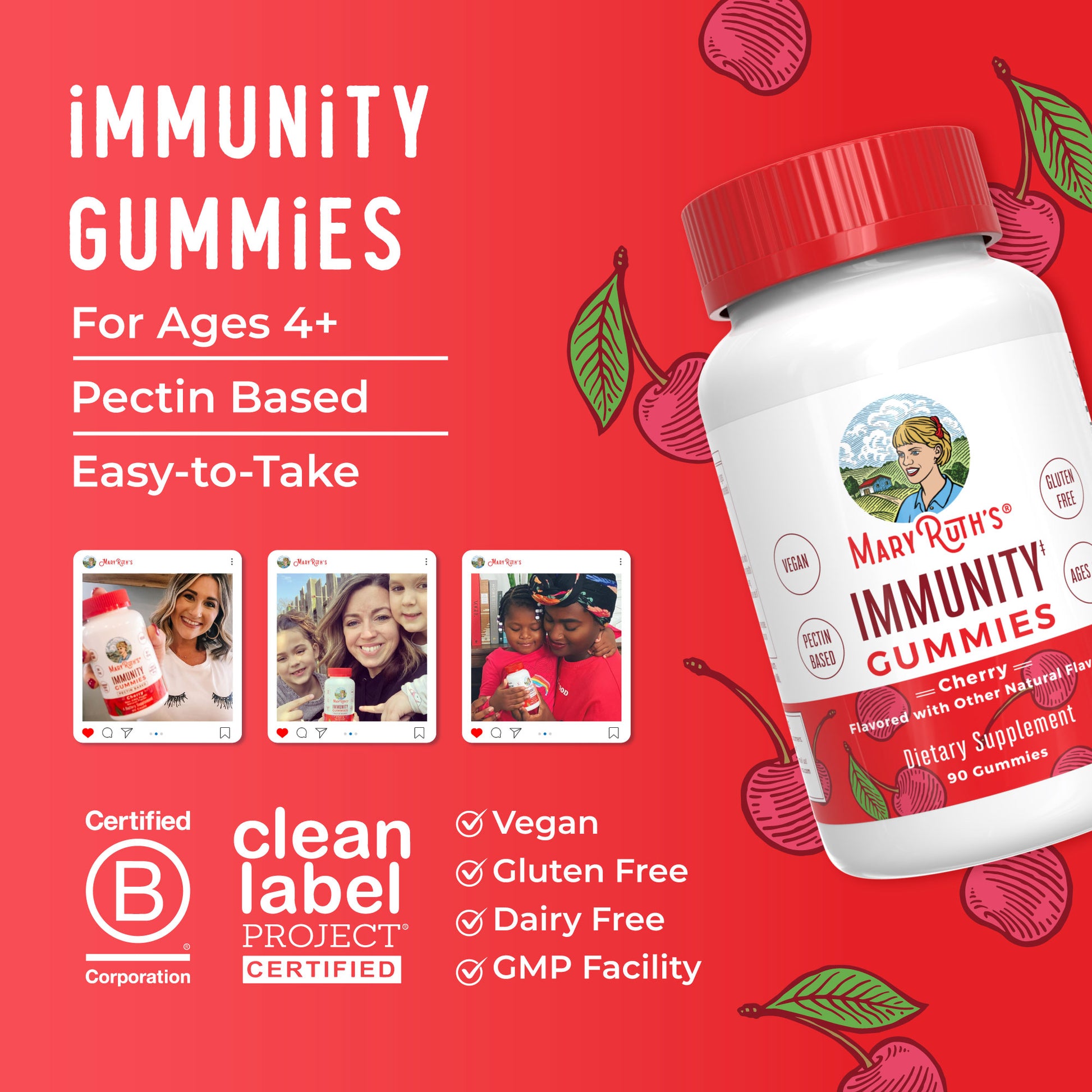 Immunity Gummies Cherry 8