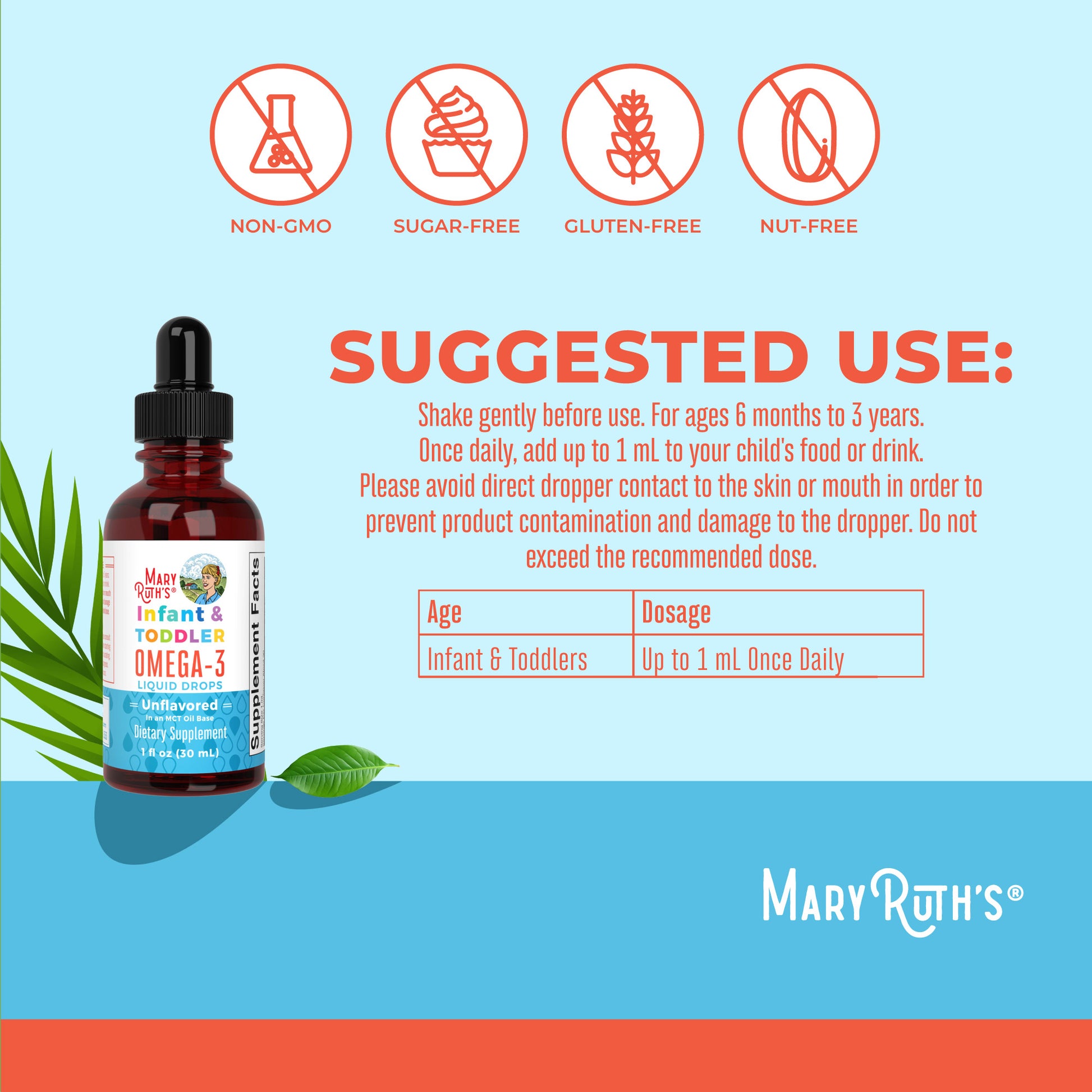 Infant & Toddler Omega-3 Liquid Drops