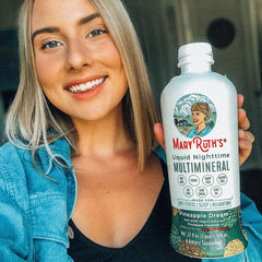 Rebecca B. holding product