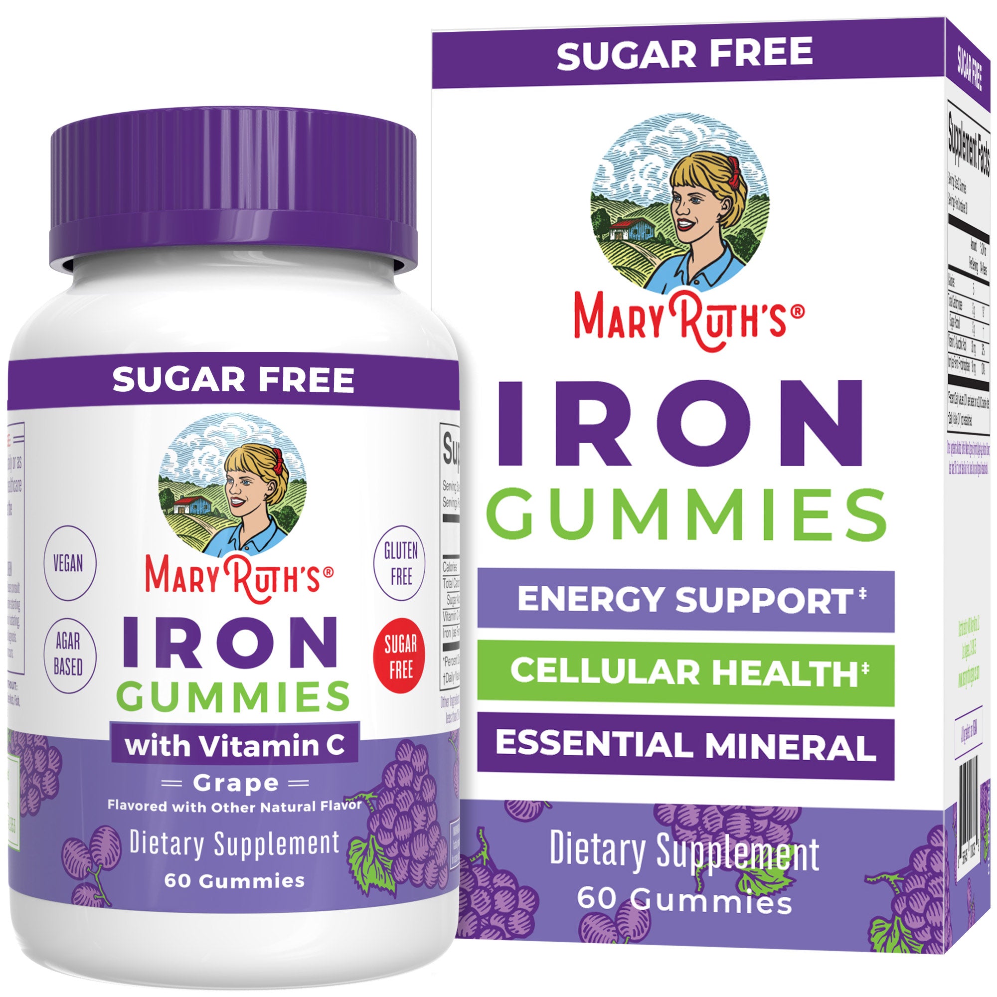 Mary Ruth Maxted Vegan Iron Supplement Gummies – MaryRuth Organics