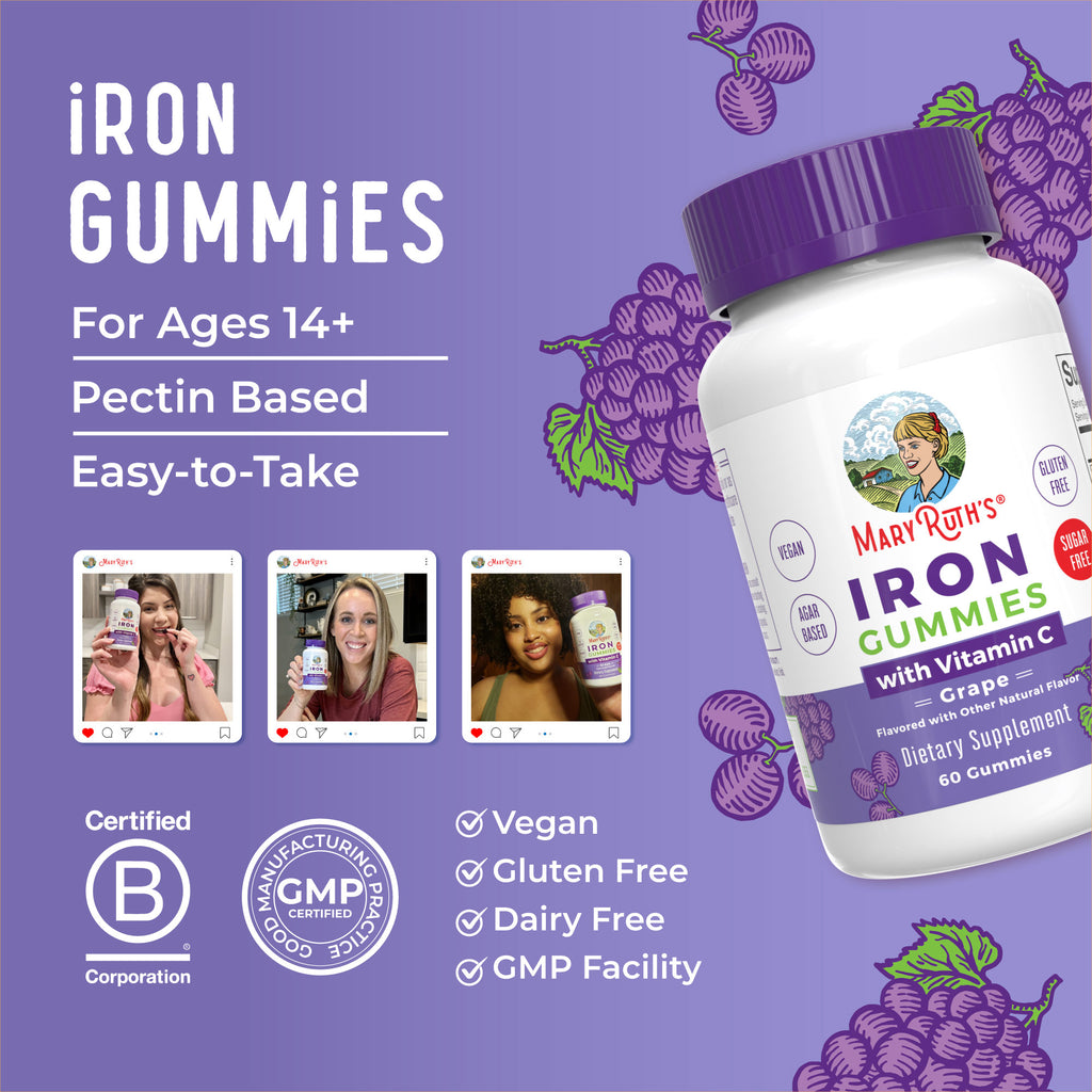 Iron Gummies Grape 8
