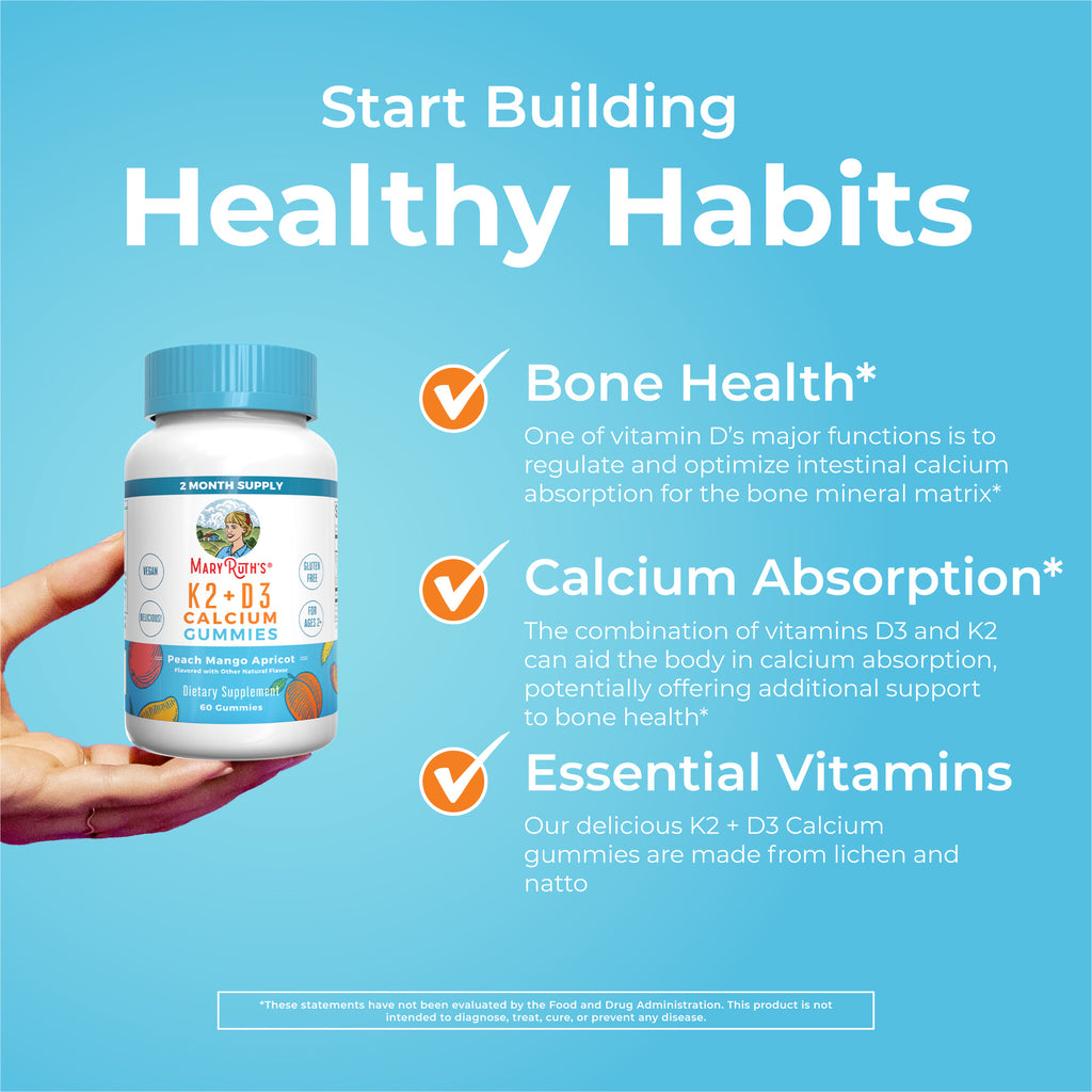 K2 + D3 Calcium Gummies Healthy Habits