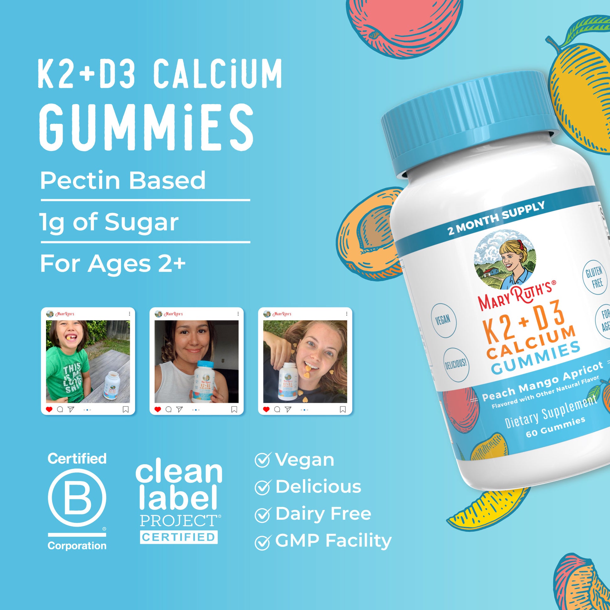 K2 + D3 Calcium Gummies 8
