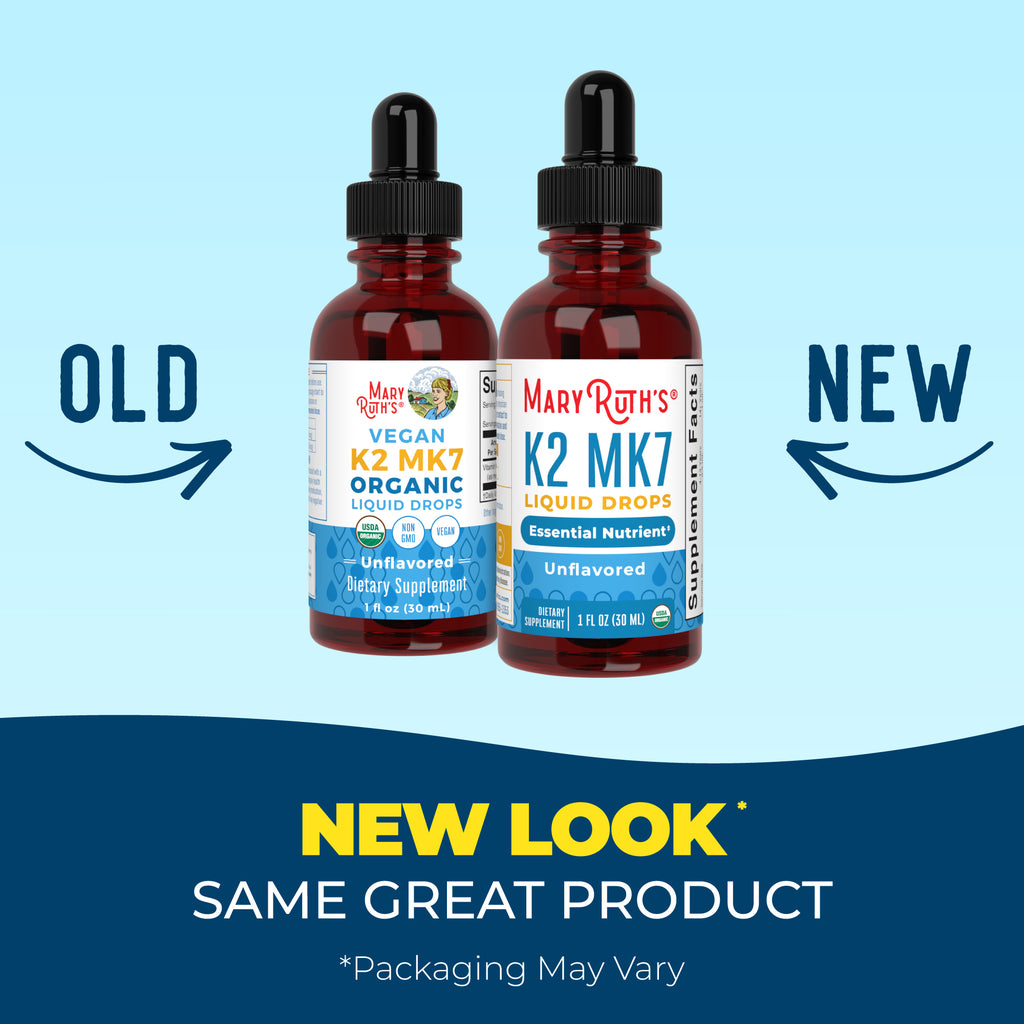 K2 MK7 Organic Drops Unflavored 1oz New Look