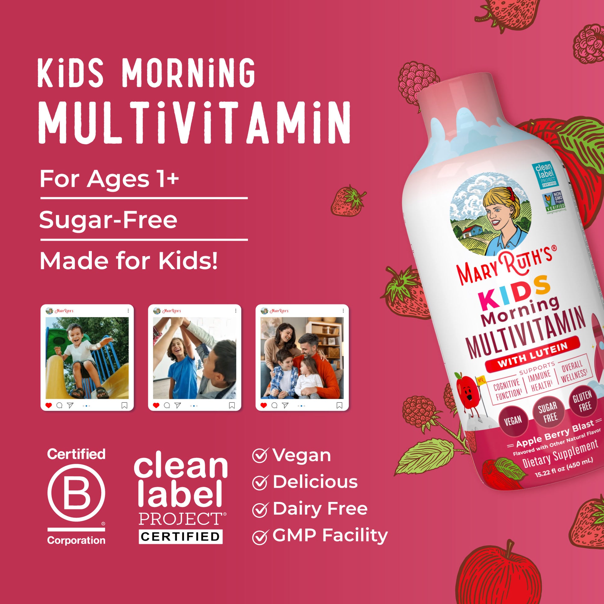 Kids Liquid Morning Multivitamin 8