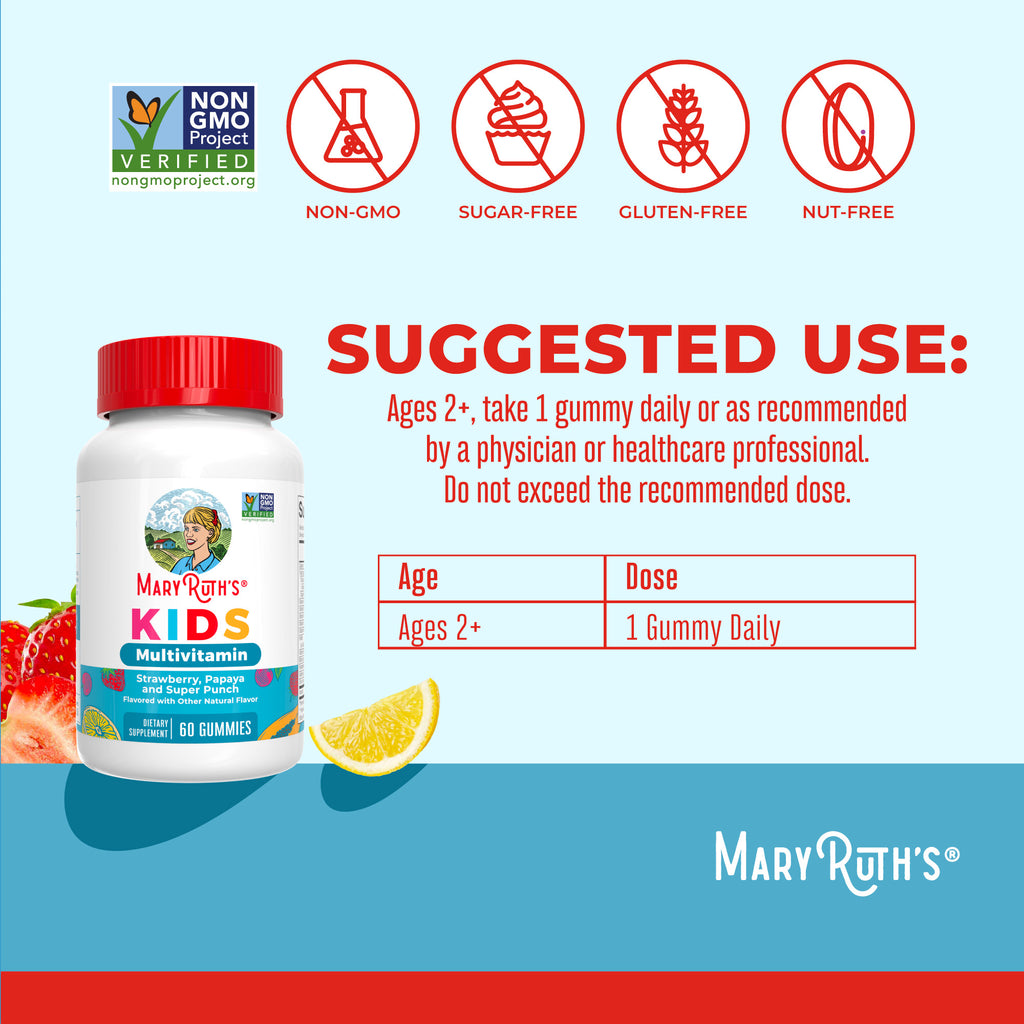Kids Multivitamin Gummies Suggested Use
