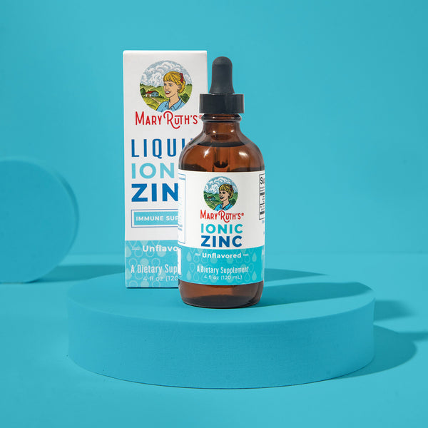 MaryRuth Liquid Ionic Zinc Drops Unflavored Product Photography