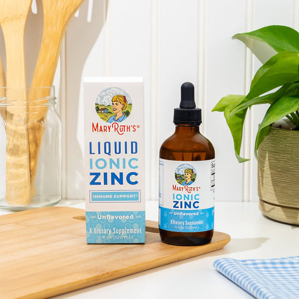 MaryRuth Liquid Ionic Zinc Drops Unflavored Product Photography