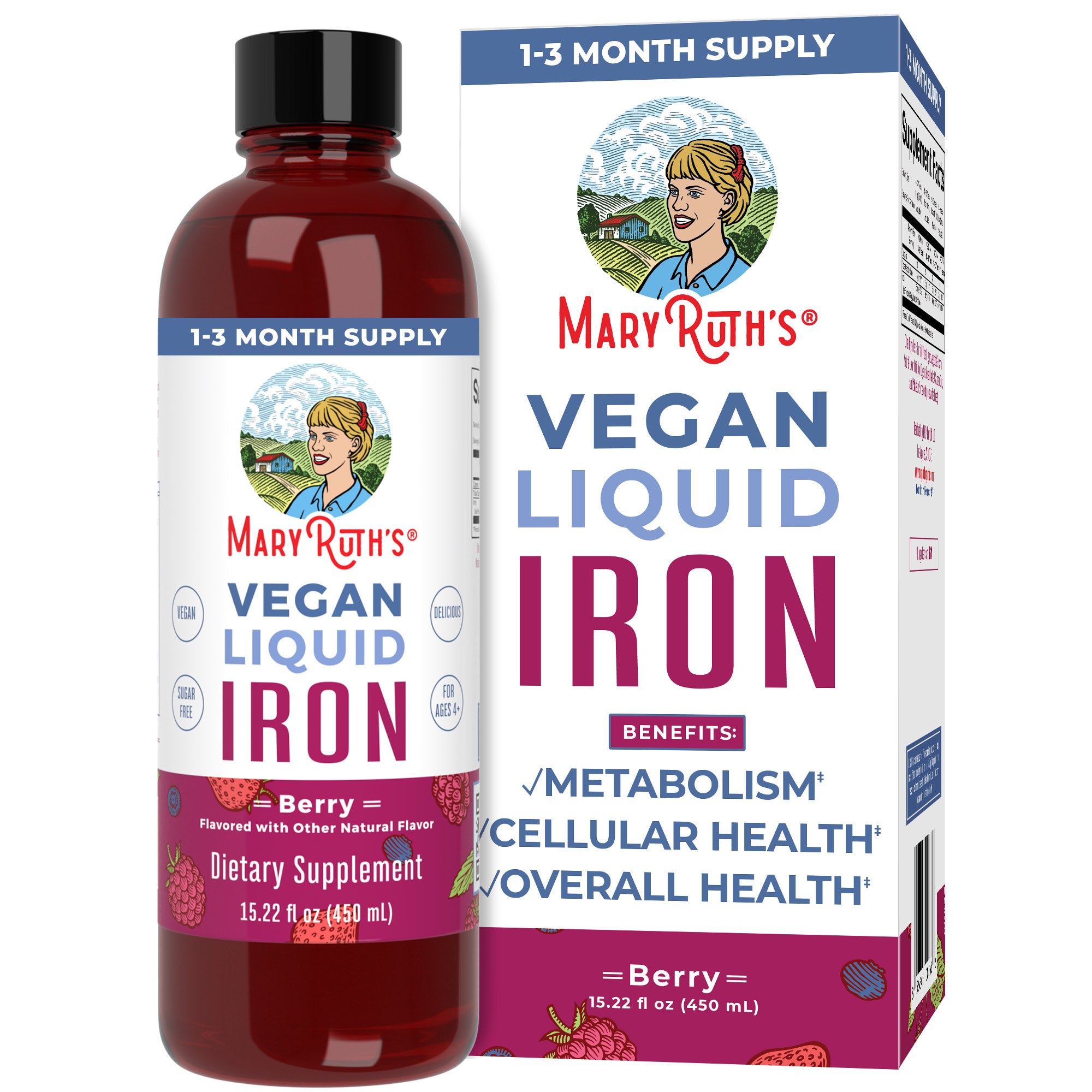 Marry Ruth Vegan Liquid Iron Supplement – MaryRuth Organics
