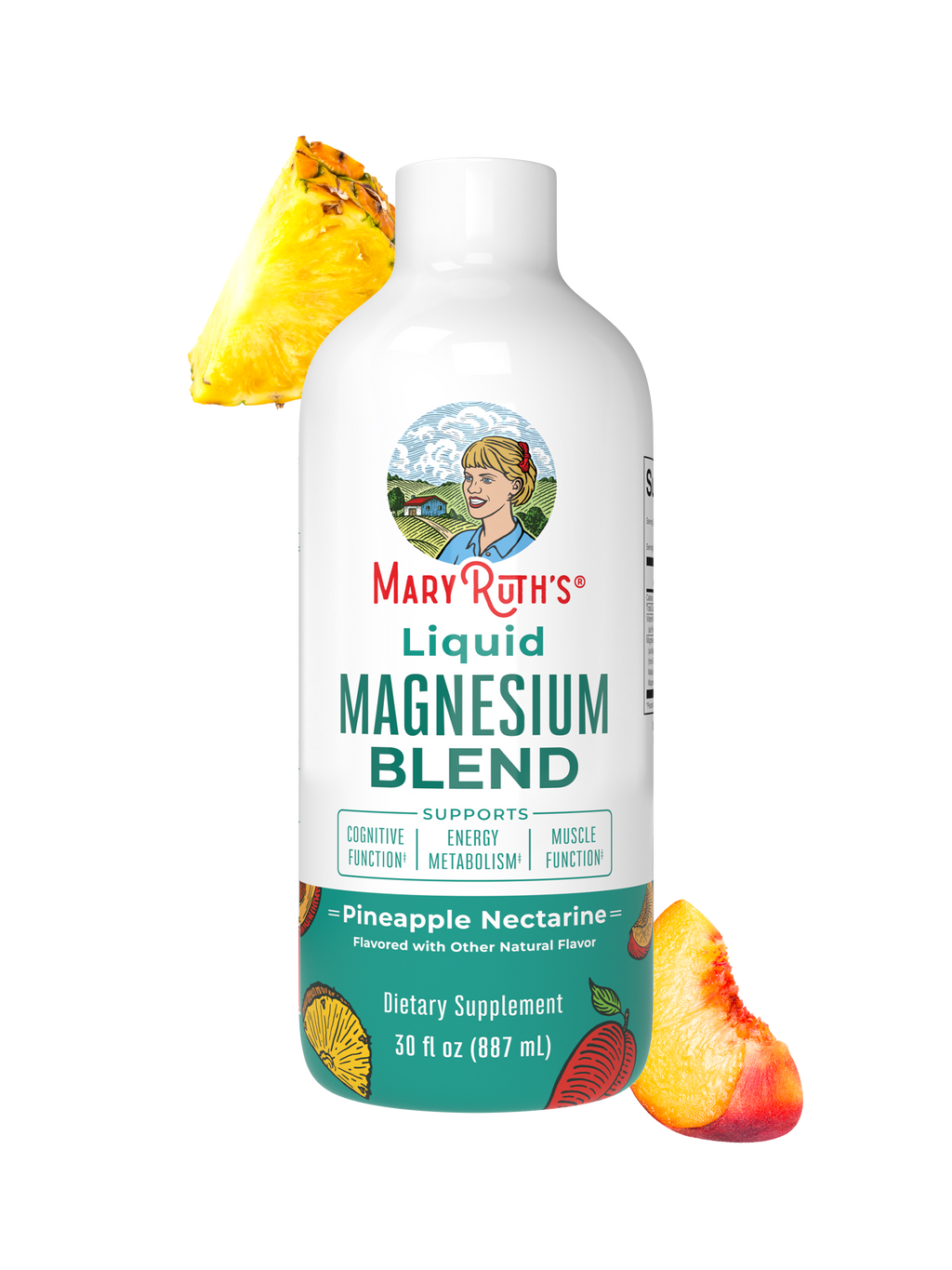 Liquid Magnesium Blend Pineapple Nectarine 30 Oz