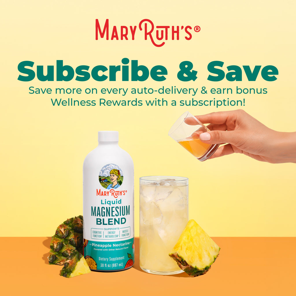 Liquid Magnesium Blend Pineapple Nectarine 30 Oz Subscribe Save