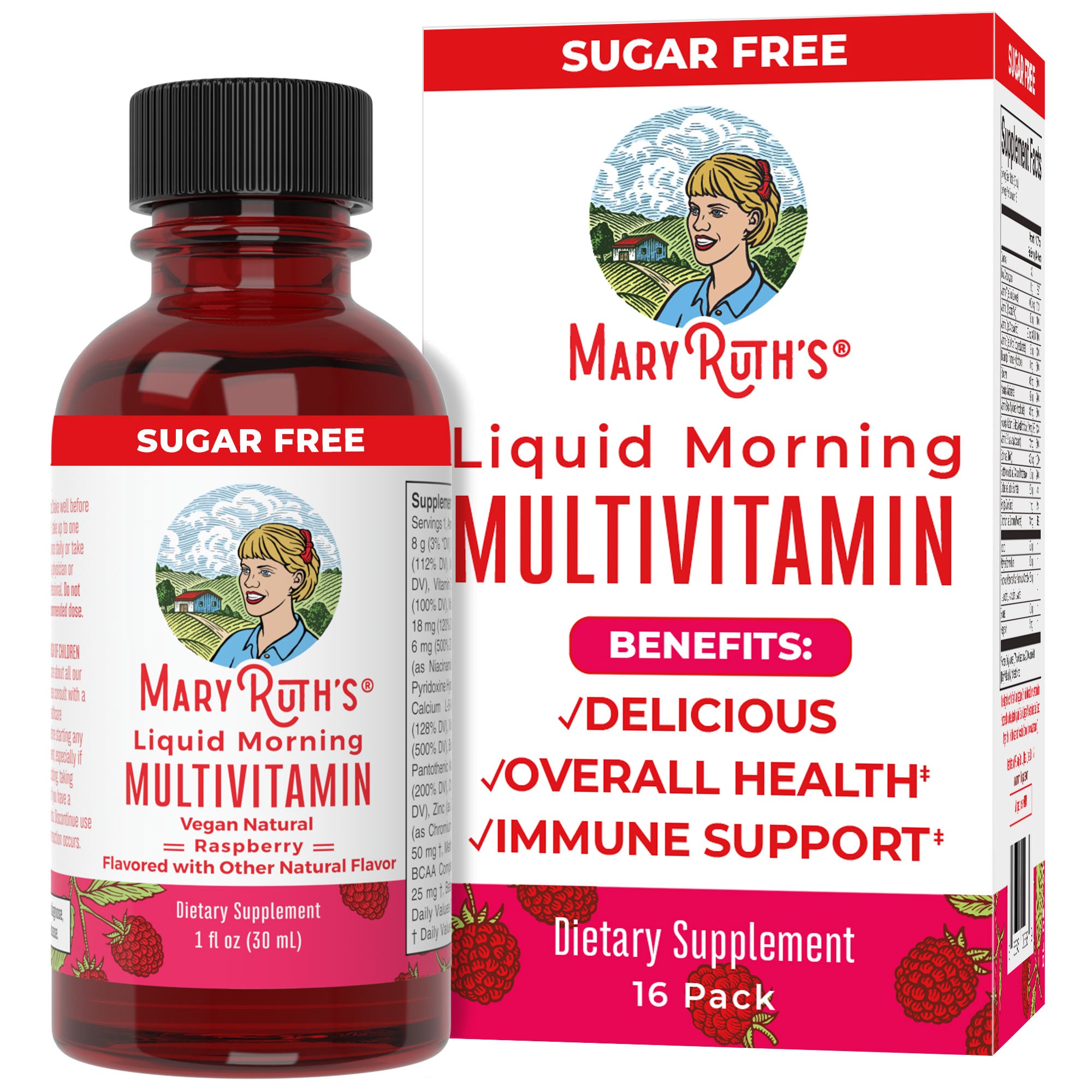 Marry Ruth Liquid Morning Multivitamin (TSA / Travel Size / Single Serving ...