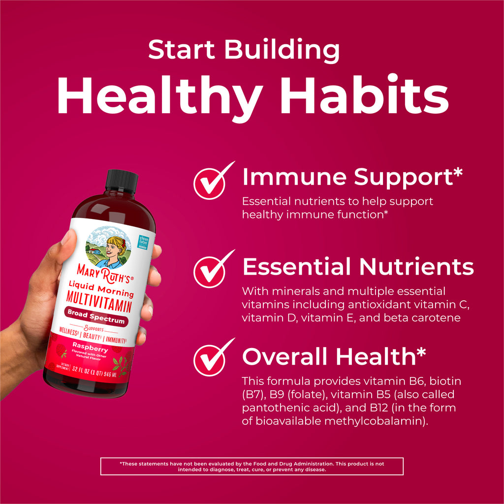Liquid Morning Multivitamin 32oz Healthy Habits