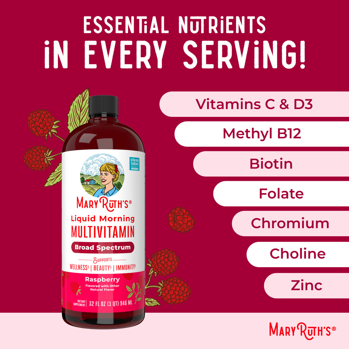 Mary Ruth Multi Multivitamins & Multiminerals | Liquid & Gummy – MaryRuth Organics