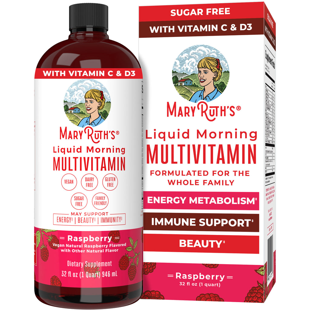 Liquid Morning Multivitamin 32oz Raspberry