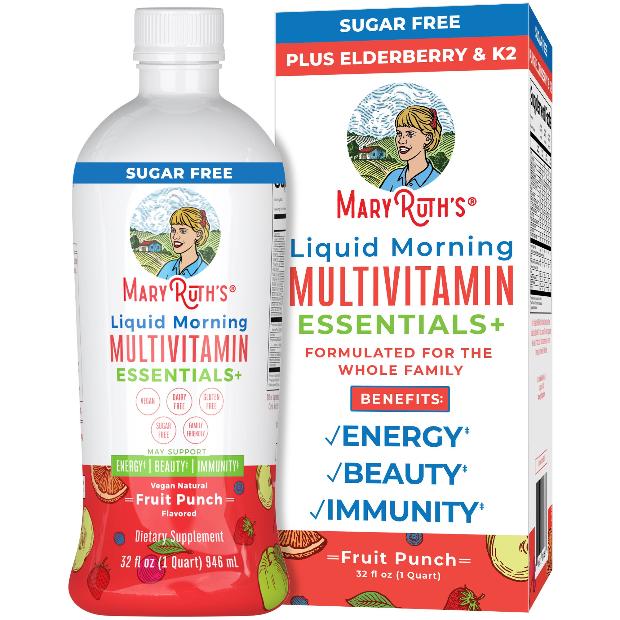 Liquid Morning Multivitamin Essentials+ (Fruit Punch)