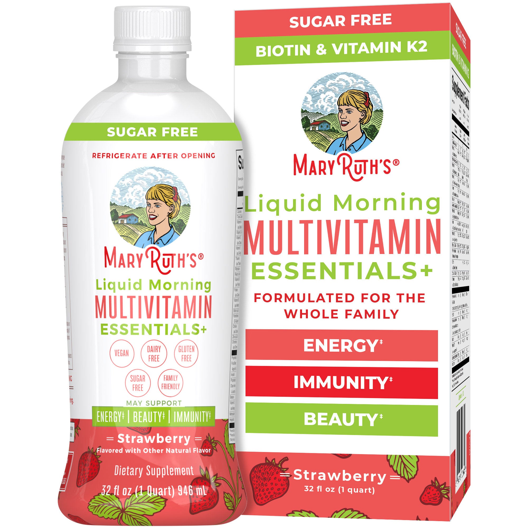 Liquid Morning Multivitamin Essentials+ (Strawberry)