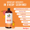 Liquid Morning Multivitamin + Hair Growth (3-Pack) Ingredients