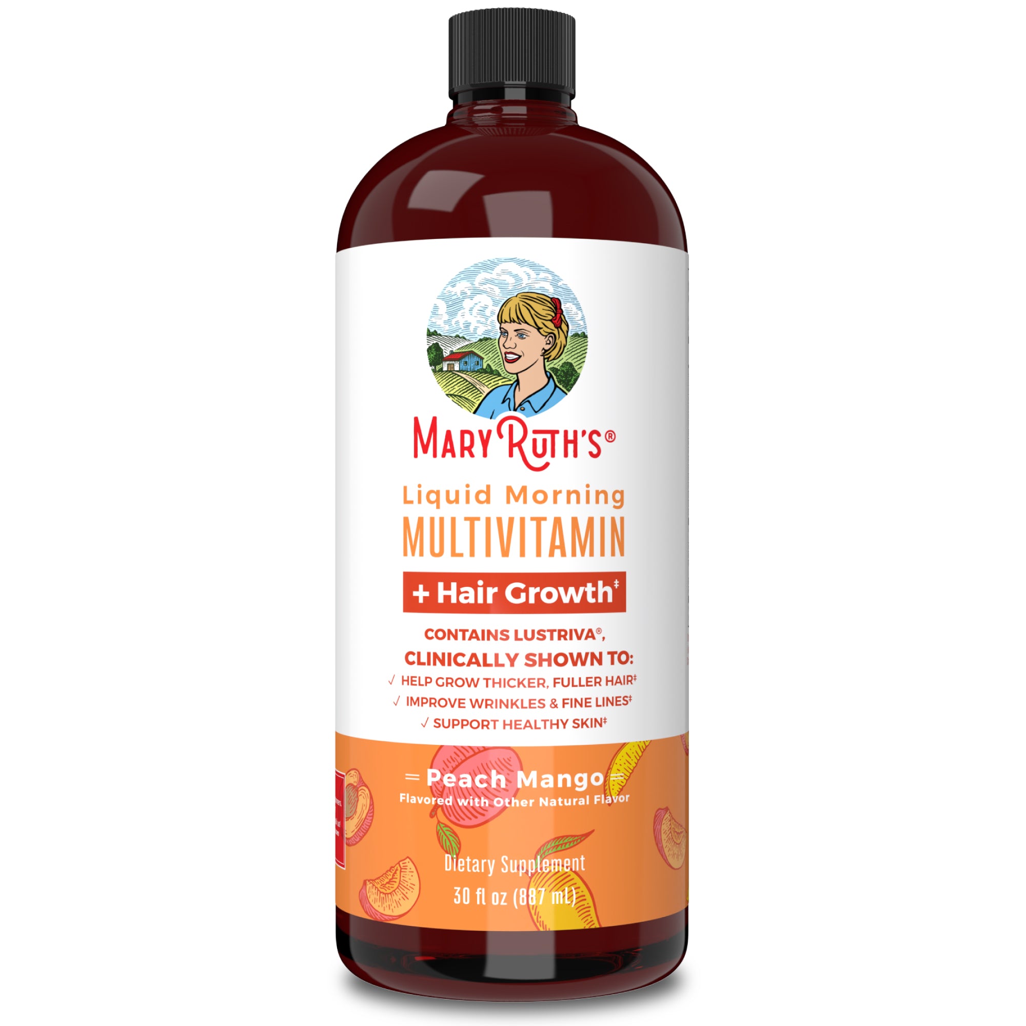 Liquid Morning Multivitamin + Hair Growth Vitamin Supplement – MaryRuth ...