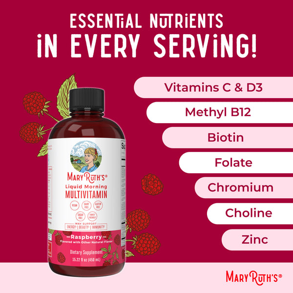 Merry Ruth Liquid Vitamins for Kids and Adults | Liquid Morning Multivitamin ...
