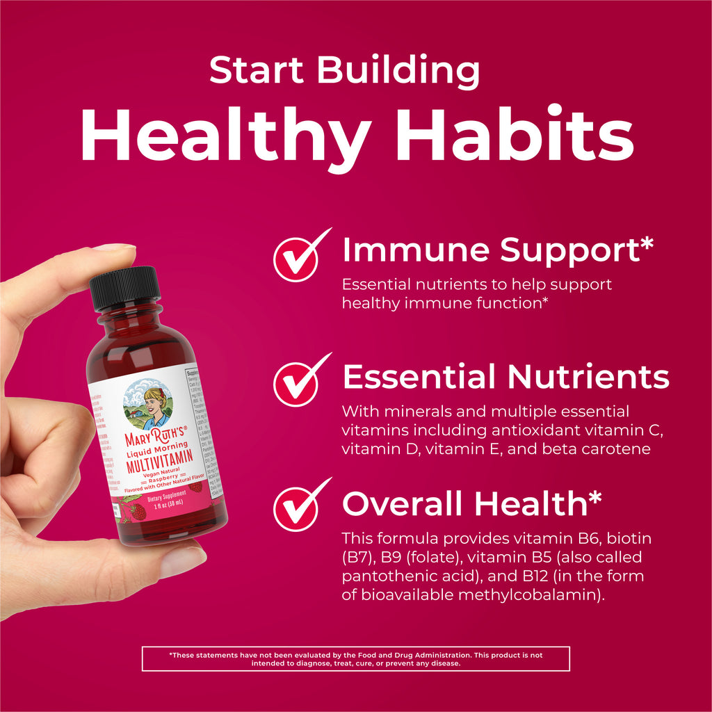 Liquid Morning Multivitamin Travel Pack Healthy Habits