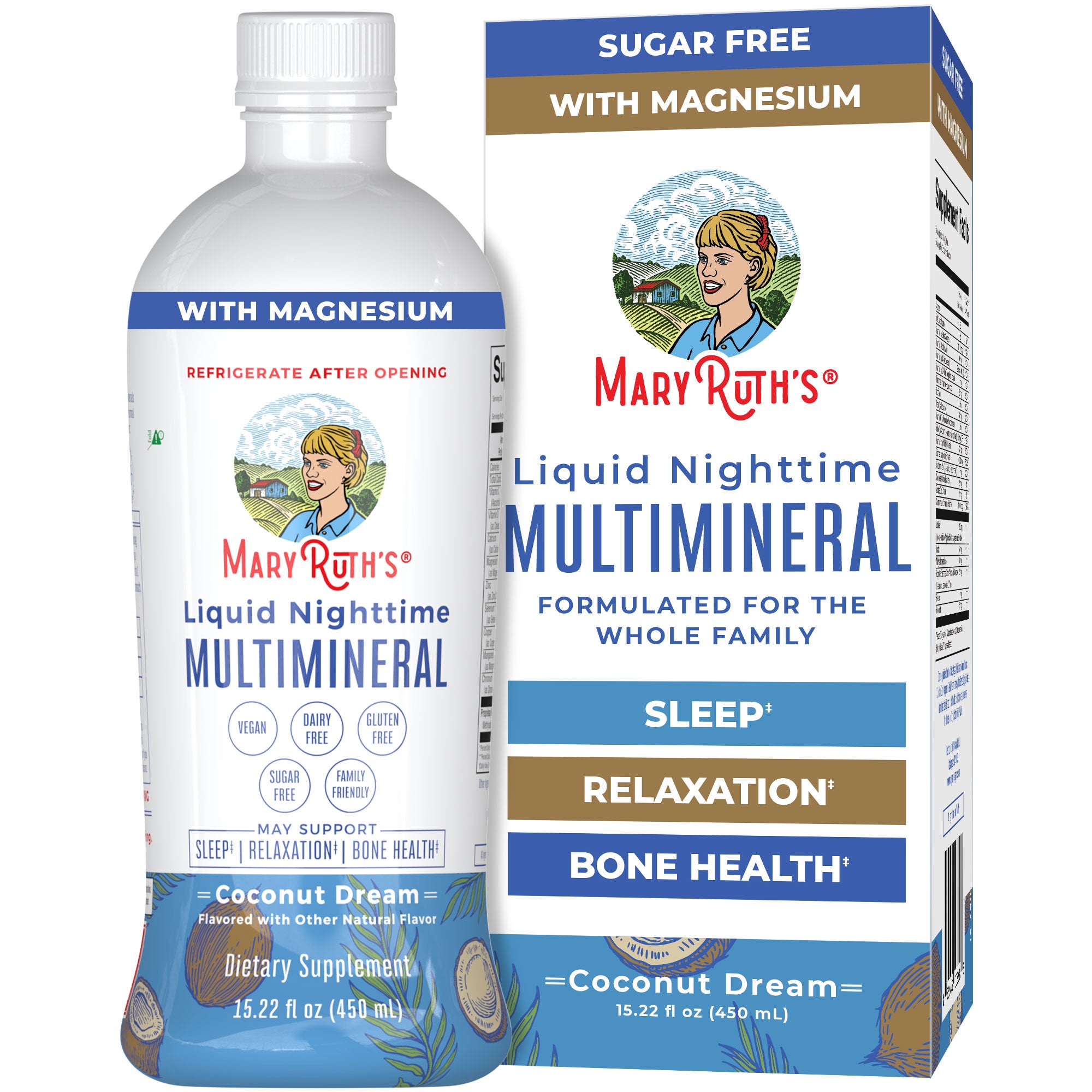 Liquid Nighttime Multimineral (Coconut) 15.22oz