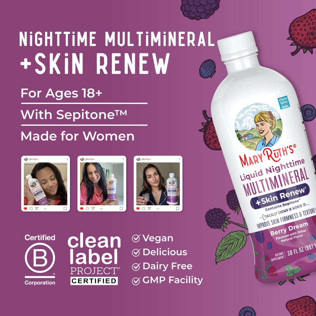Liquid Nighttime Multimineral + Skin Renew 30oz 8