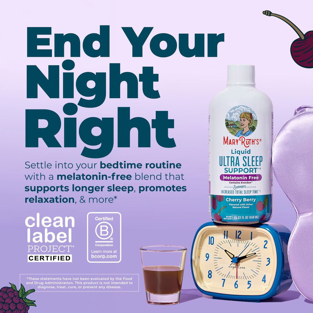 Liquid Ultra Sleep Support Cherry Berry 15oz End Your Night Right