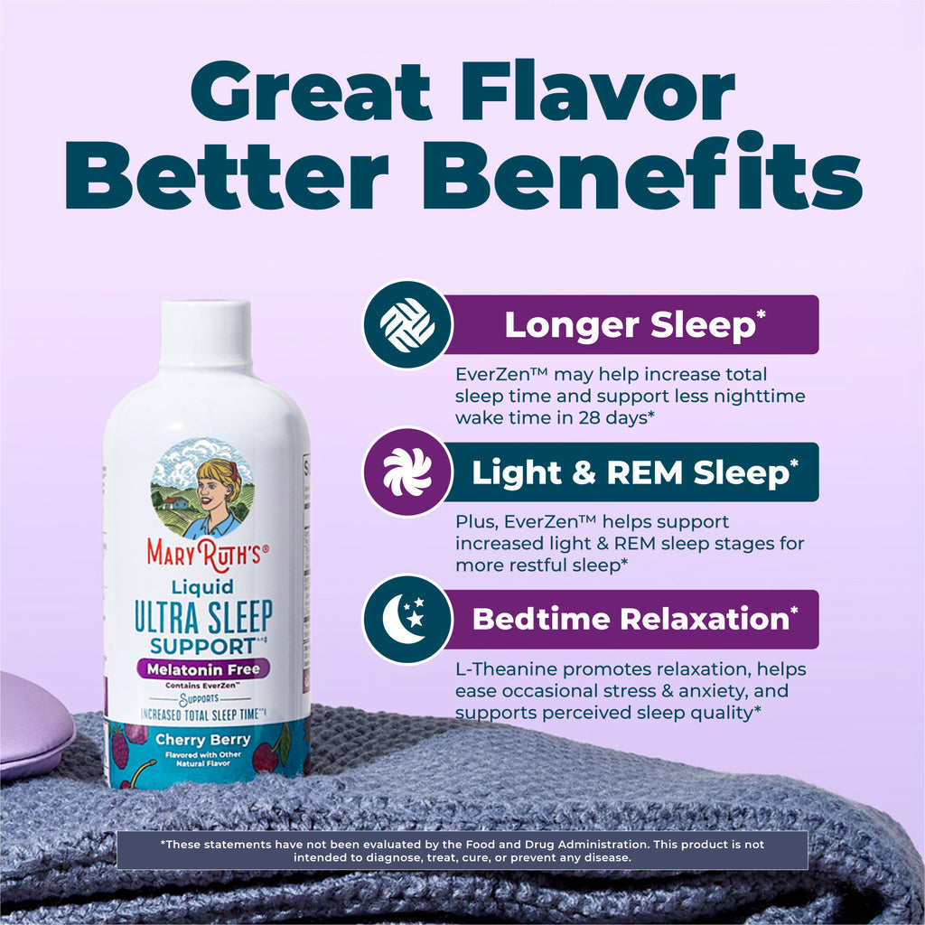 Liquid Ultra Sleep Support Cherry Berry 15oz Great Flavor Better Benefits