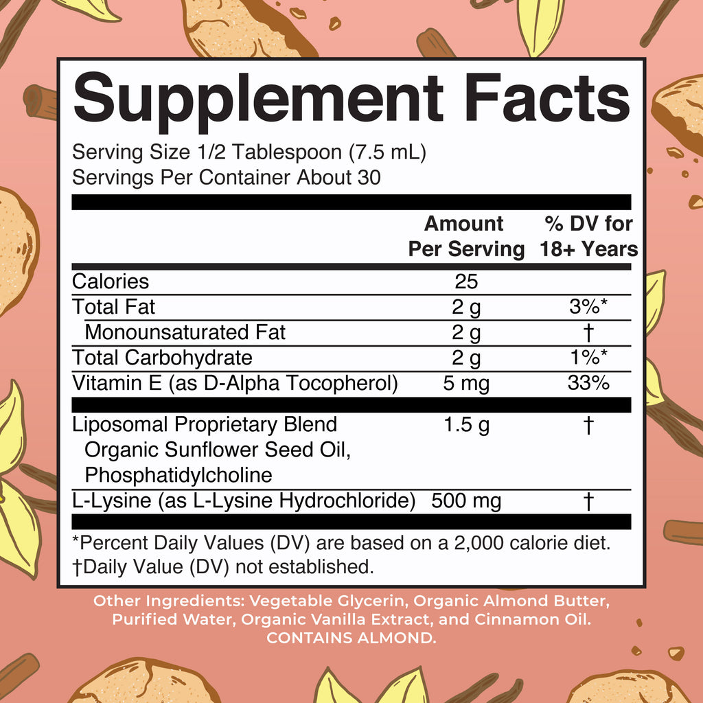 Lysine Liposomal Supplement Facts