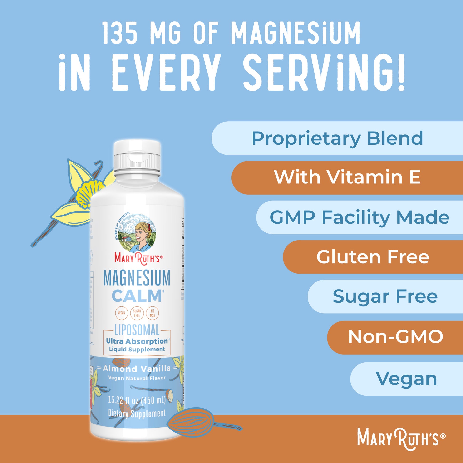 Magnesium Calm Liposomal 15oz Ingredients