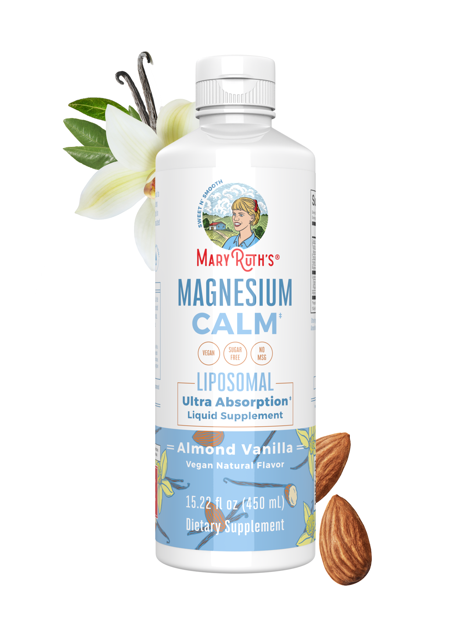 Magnesium Calm Liposomal Almond Vanilla 15oz