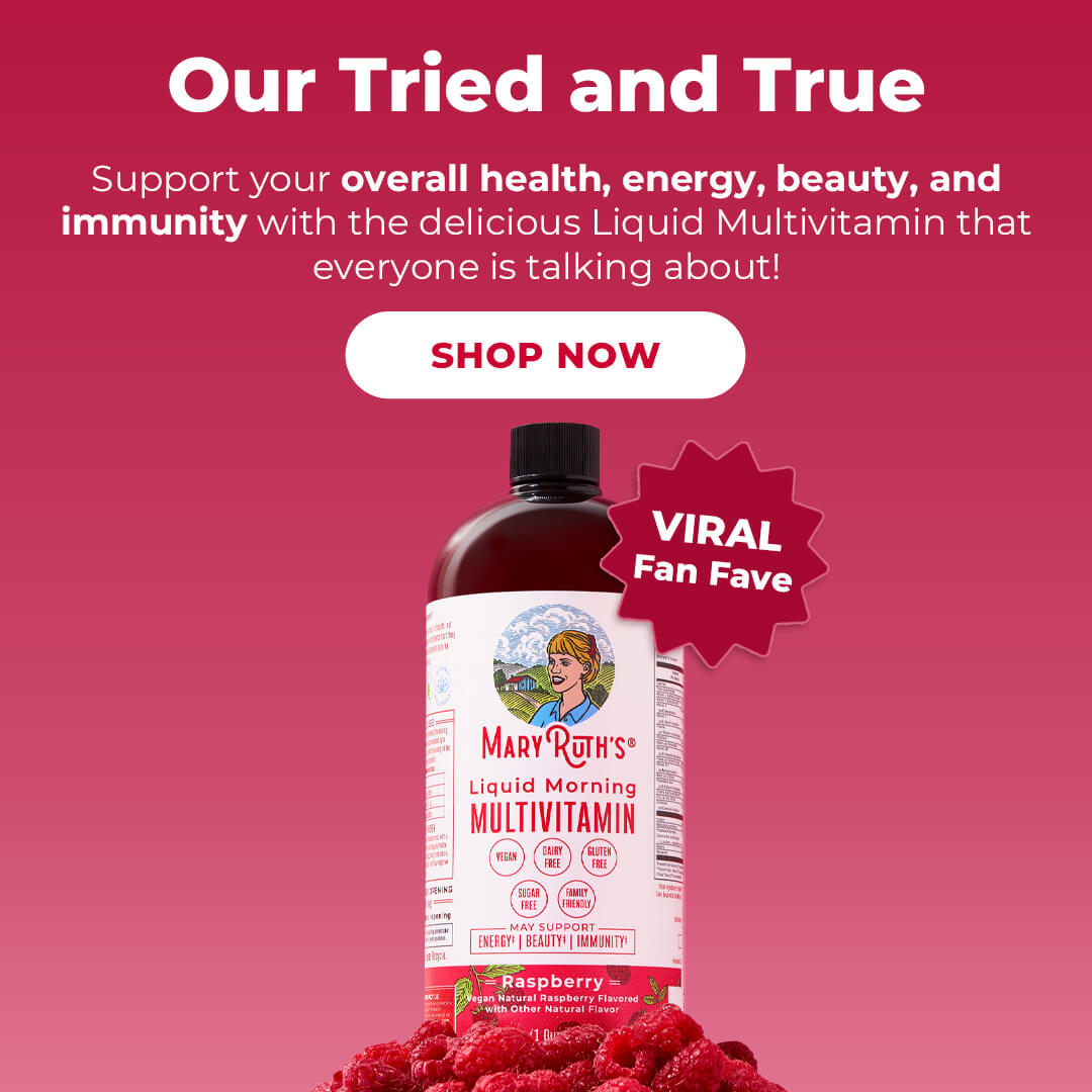 MaryRuth's Liquid Morning Multivitamin Raspberry