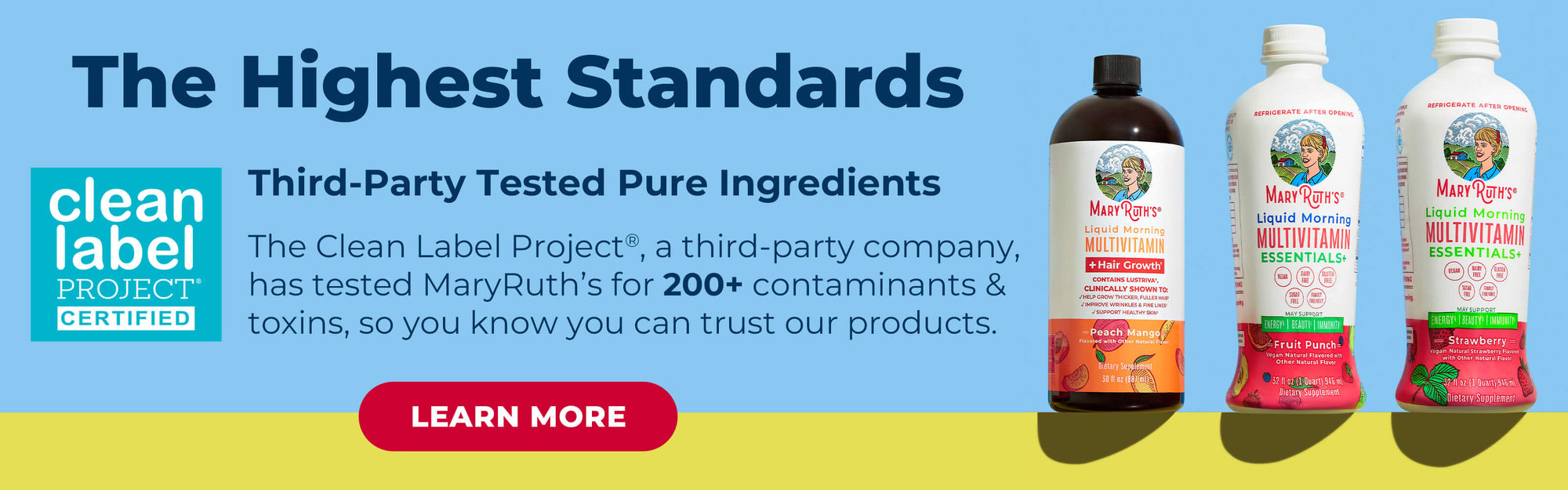 MaryRuth's is Clean Label Certified