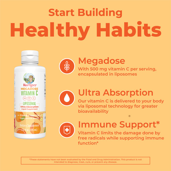 Liposomal Vitamin C Megadose MaryRuth Organics