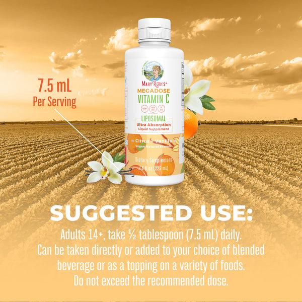 Liposomal Vitamin C Megadose MaryRuth Organics
