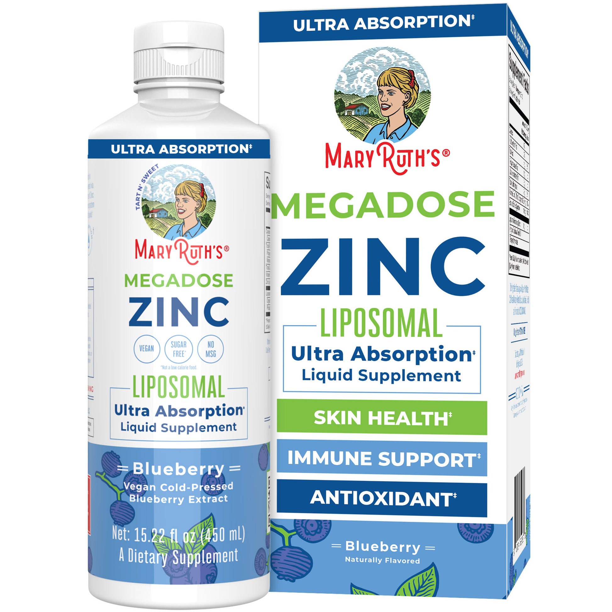 Megadose Zinc Liposomal 15oz Blueberry