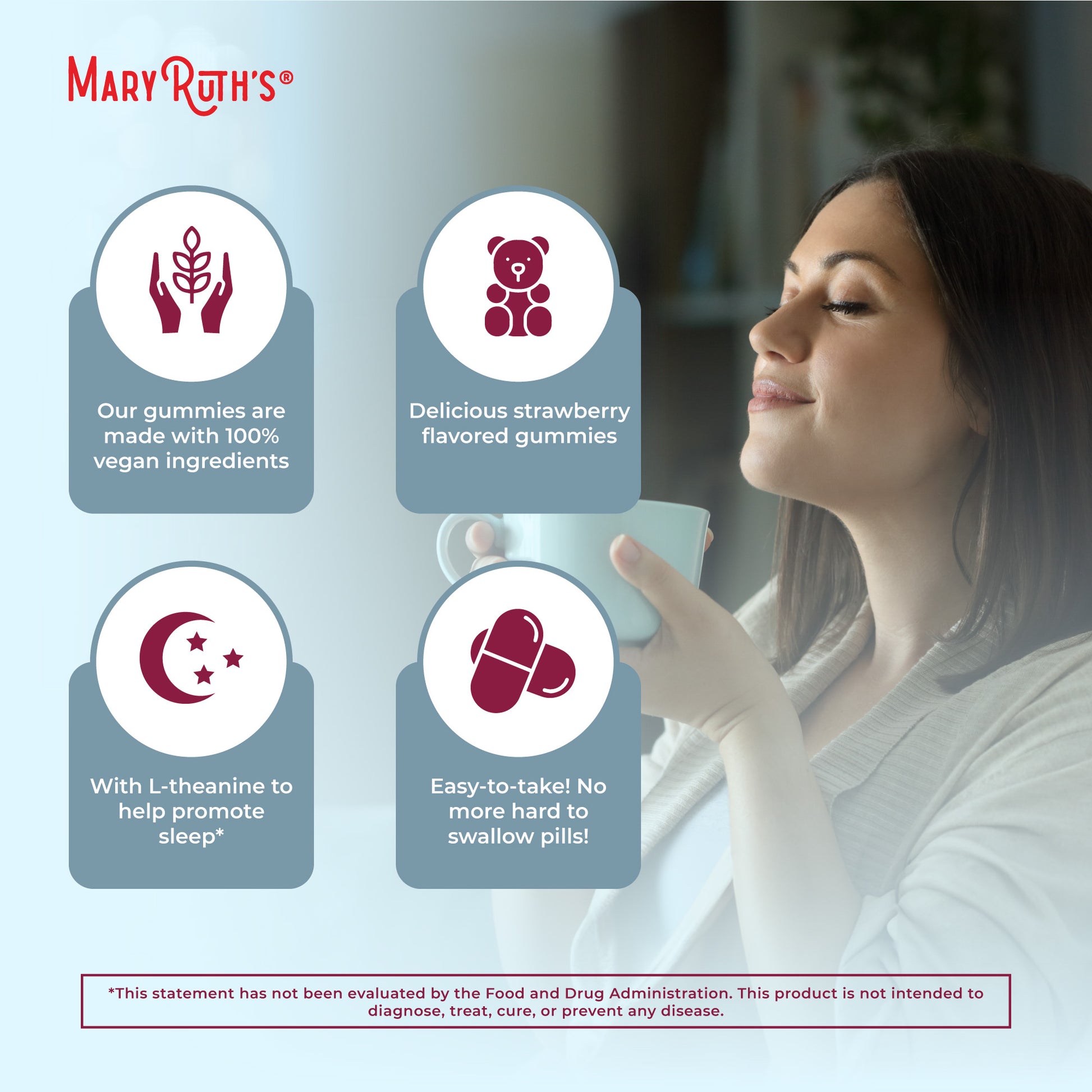 Melatonin Free Sleep Gummies 60ct Benefits