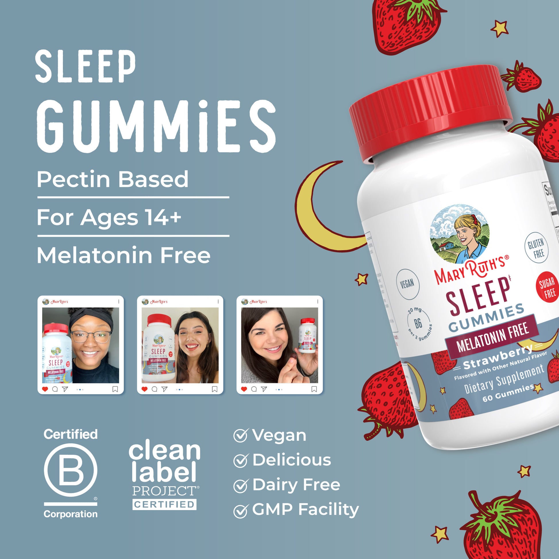 Melatonin Free Sleep Gummies 60ct 8