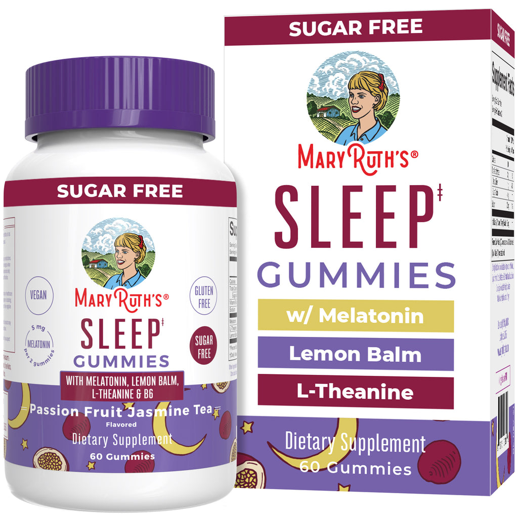 Melatonin Sleep Gummies Passion Fruit Jasmine Tea 60ct