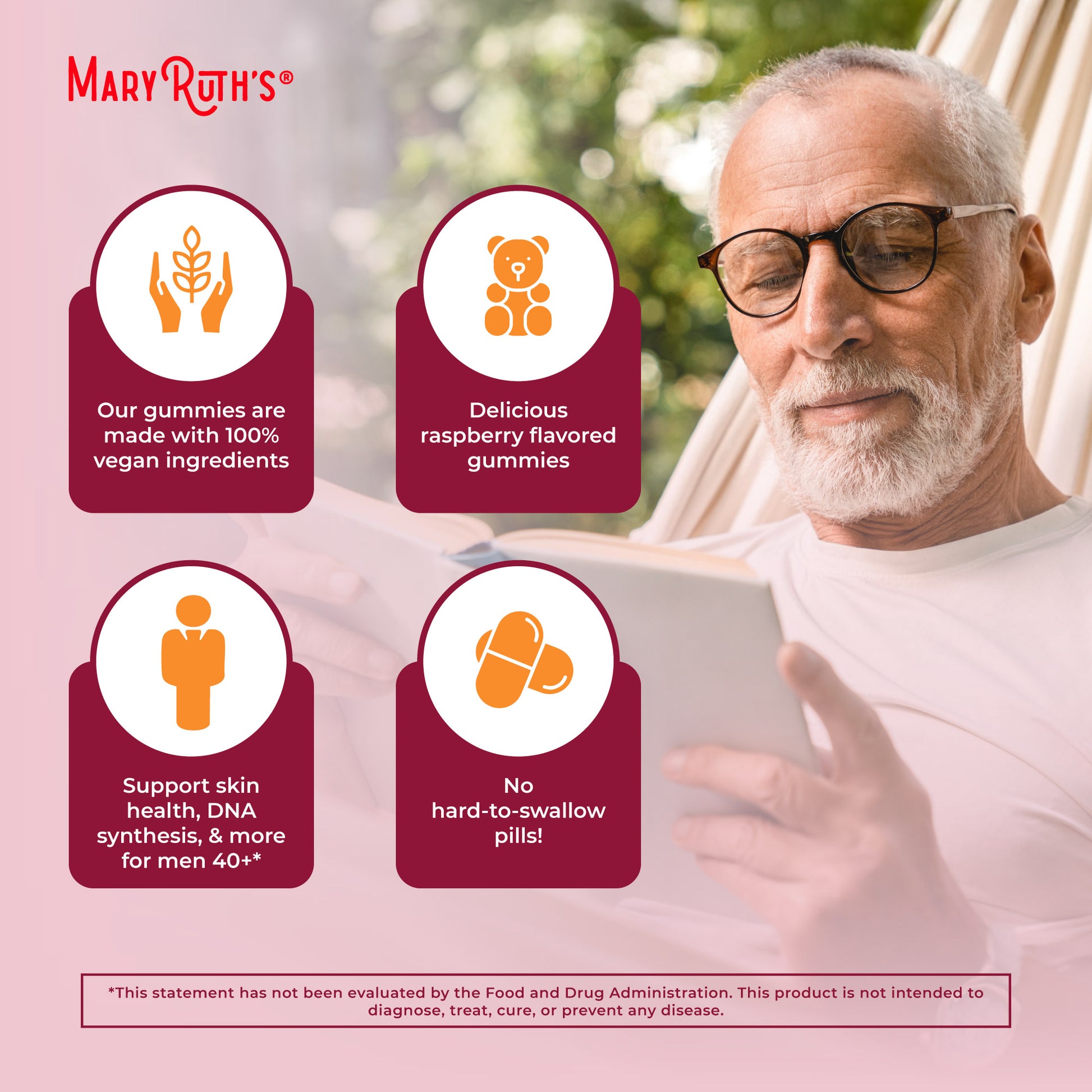 Men’s 40+ Multivitamin Gummies 60ct Benefits