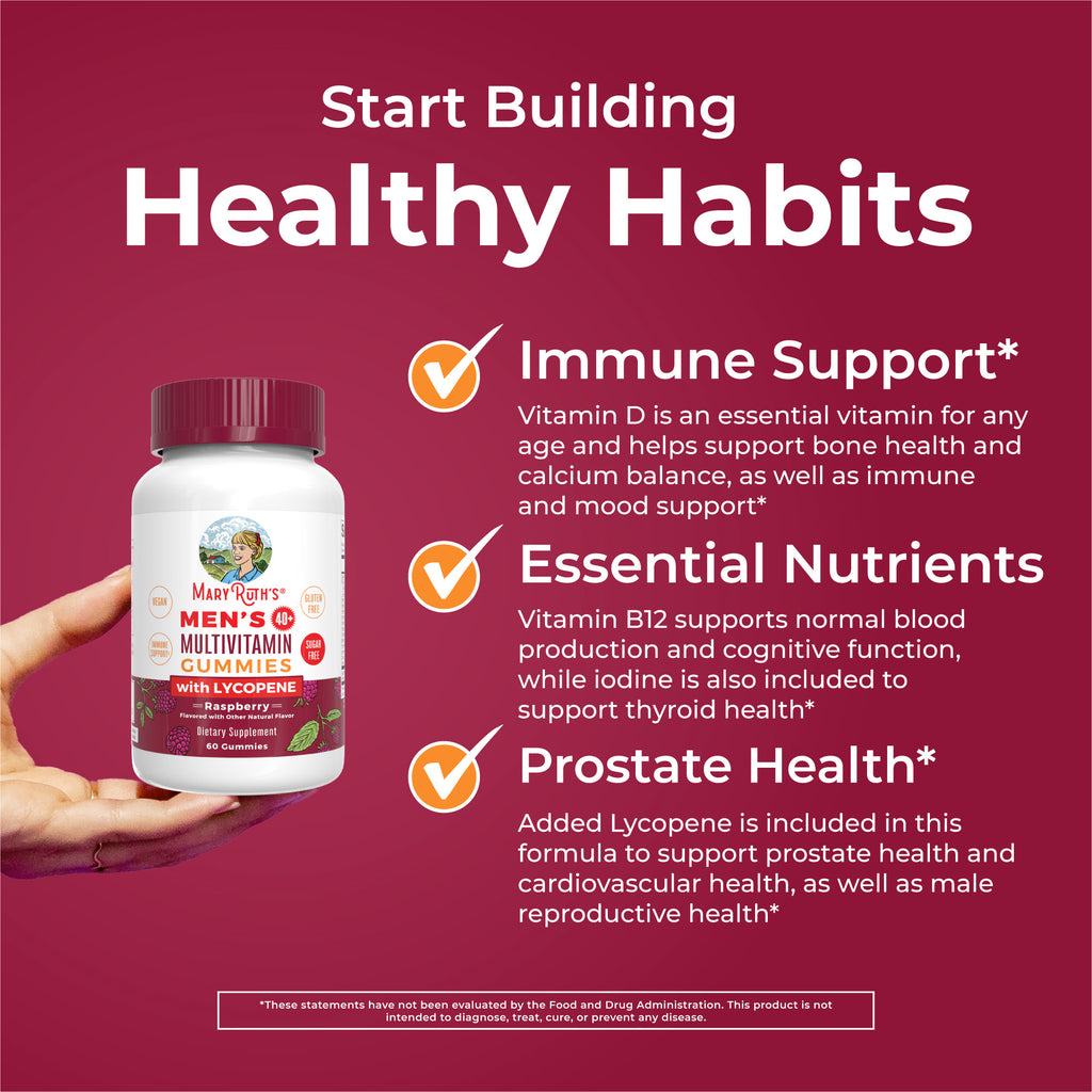 Men’s 40+ Multivitamin Gummies 60ct Healthy Habits
